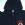 Zipped hoodie with crossbuster (Black) - Front (Close-Up) (775x1000)